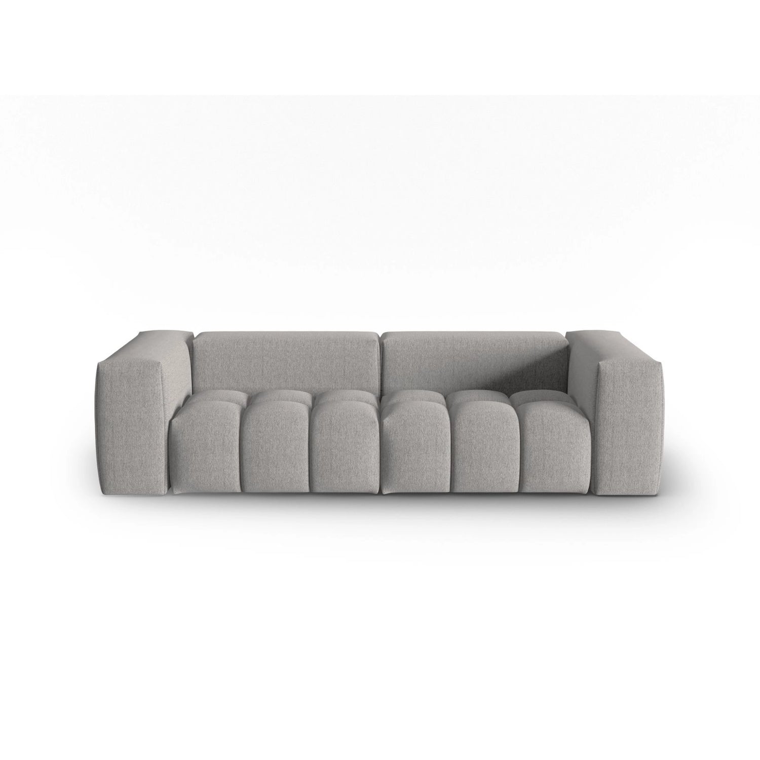 Verona 3-Sitzer Sofa aus Strukturierter Stoff in Warmes Grau (Sorella 84), 230x85 cm von Cosmopolitan Design – Bild 1