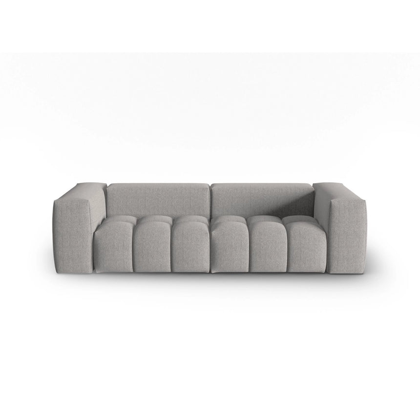 Verona 3-Sitzer Sofa aus Strukturierter Stoff in Warmes Grau (Sorella 84), 230x85 cm von Cosmopolitan Design – Bild 1