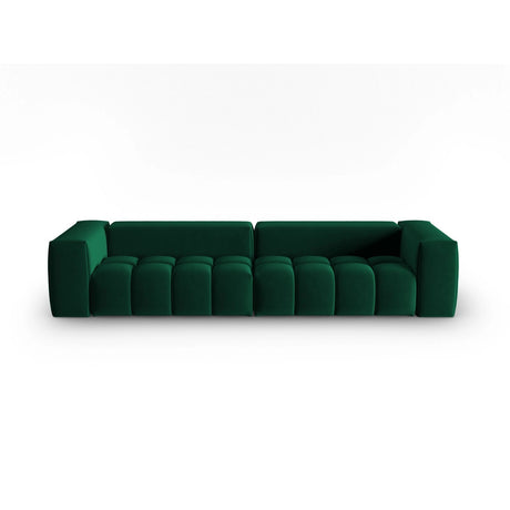 Verona 5-Sitzer Sofa aus Samt in Flaschengrün (Casino Deep Green), 290x85 cm von Cosmopolitan Design – Bild 1