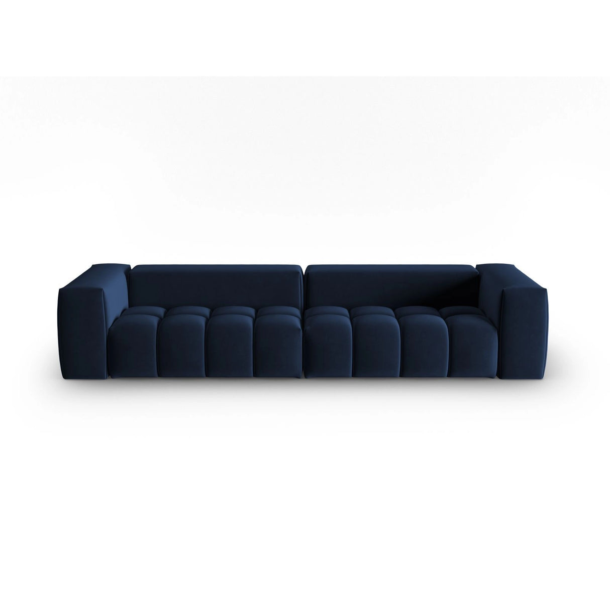 Verona 5-Sitzer Sofa aus Samt in Königsblau (Casino Deep Blue), 290x85 cm von Cosmopolitan Design – Bild 1