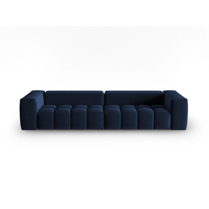 Verona 5-Sitzer Sofa aus Samt in Königsblau (Casino Deep Blue), 290x85 cm von Cosmopolitan Design – Bild 1