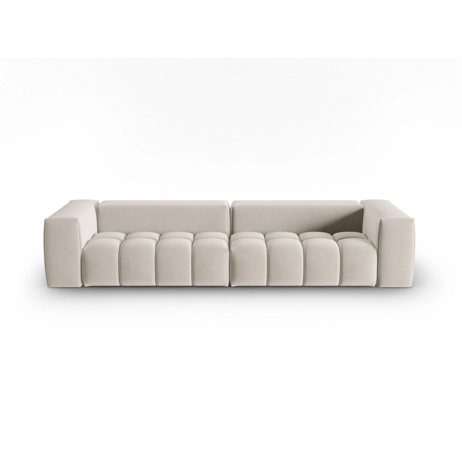 Verona 5-Sitzer Sofa aus Samt oder Strukturstoff, 290x85 cm von Cosmopolitan Design – Bild 1