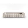 Verona 5-Sitzer Sofa aus Samt oder Strukturstoff, 290x85 cm von Cosmopolitan Design – Bild 1