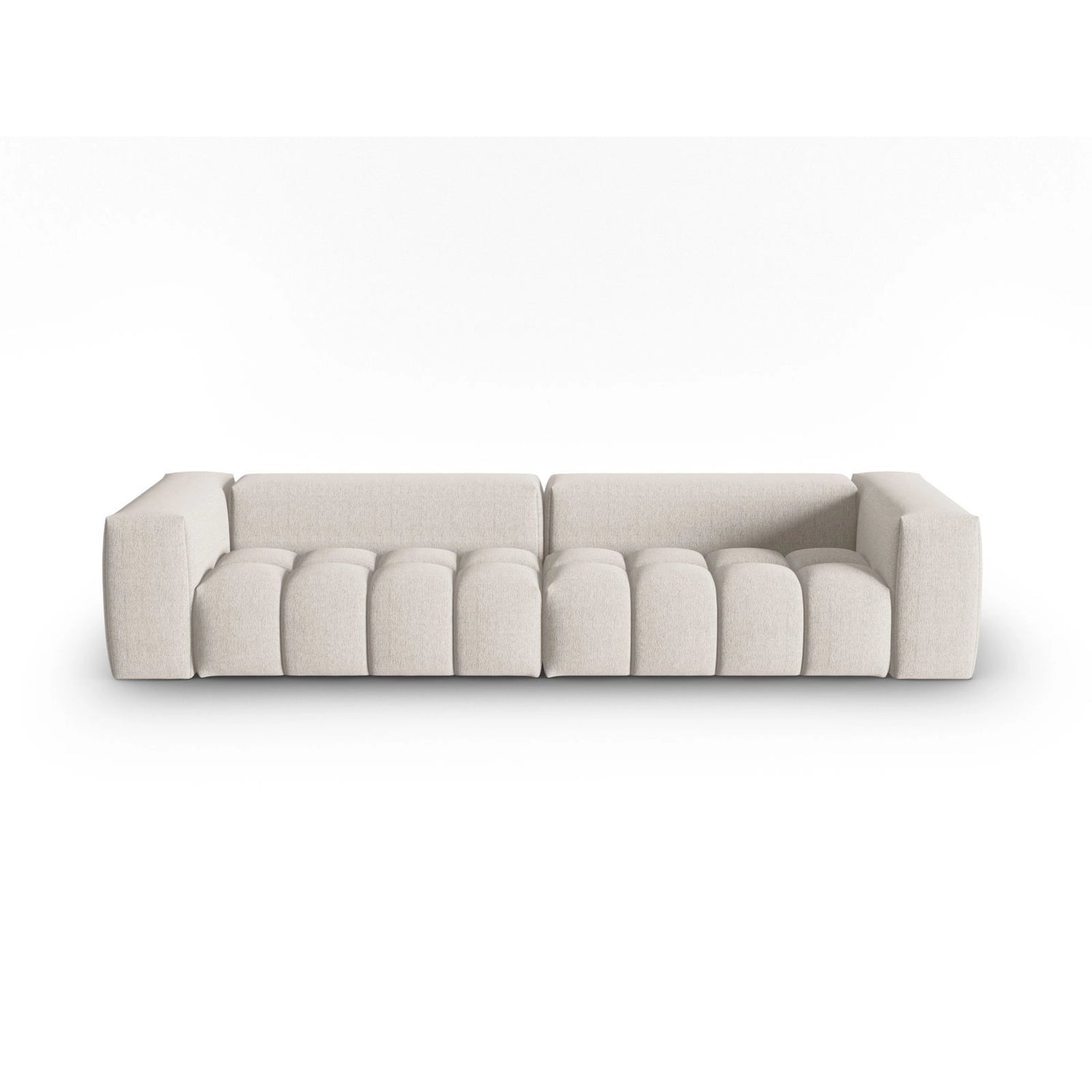 Verona 5-Sitzer Sofa aus Strukturierter Stoff in Beige (Sorella 03), 290x85 cm von Cosmopolitan Design – Bild 1