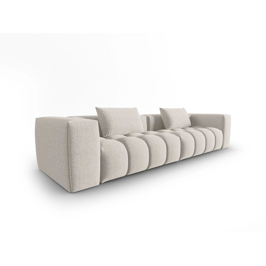 Verona 5-Sitzer Sofa aus Strukturierter Stoff in Beige (Sorella 03), 290x85 cm von Cosmopolitan Design – Bild 3