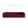 Verona 5-Sitzer Sofa aus Strukturierter Stoff in Burgund (Sorella 59), 290x85 cm von Cosmopolitan Design – Bild 1