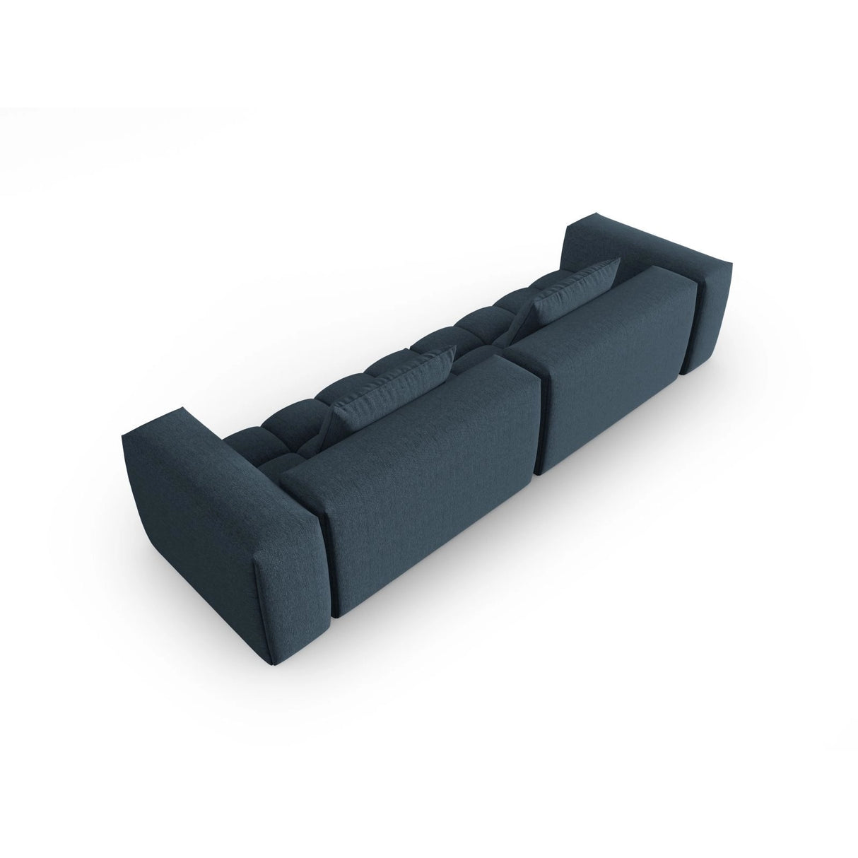 Verona 5-Sitzer Sofa aus Strukturierter Stoff in Dunkelblau (Sorella 77), 290x85 cm von Cosmopolitan Design – Bild 4