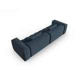 Verona 5-Sitzer Sofa aus Strukturierter Stoff in Dunkelblau (Sorella 77), 290x85 cm von Cosmopolitan Design – Bild 4