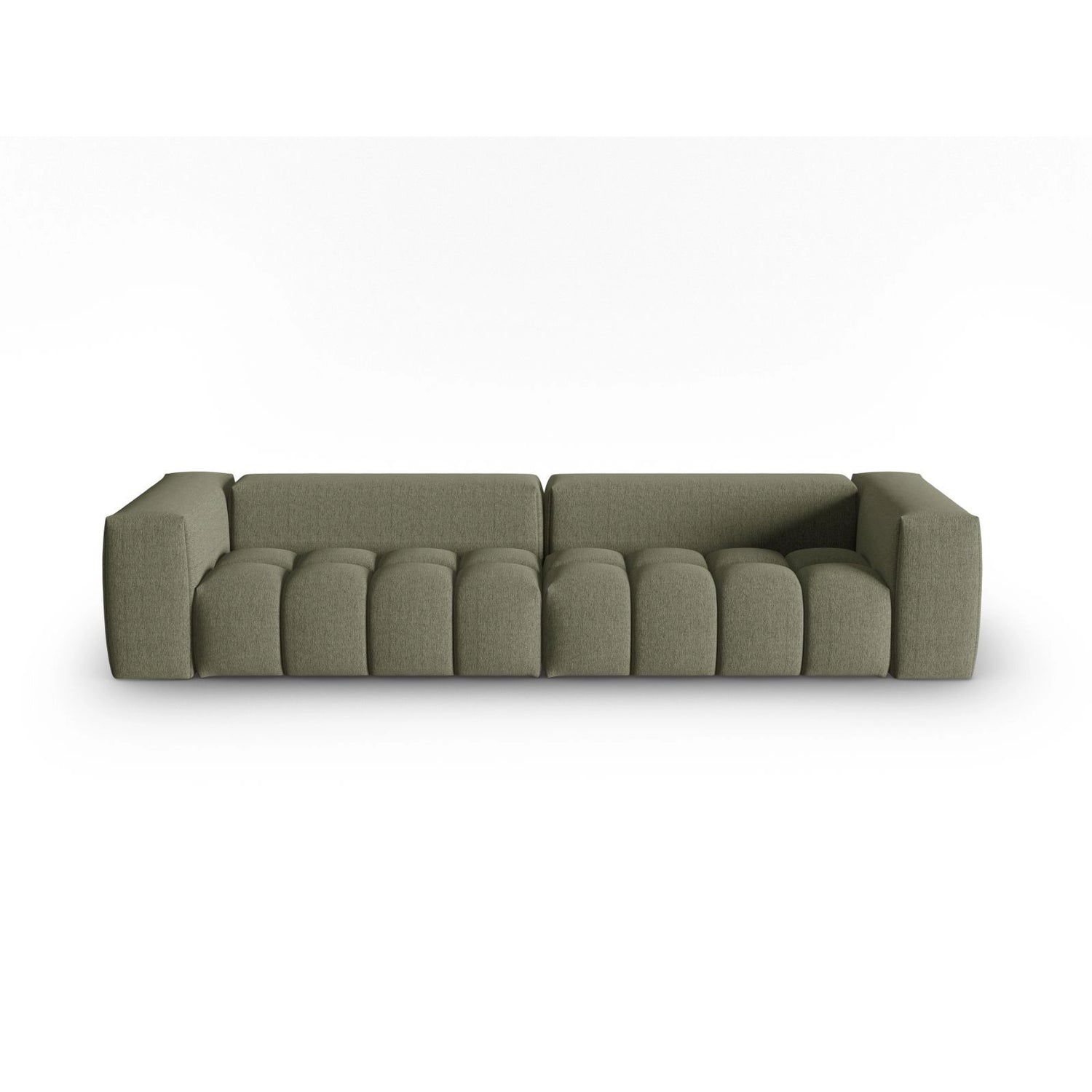 Verona 5-Sitzer Sofa aus Strukturierter Stoff in Dunkles olivgrün (Sorella 34), 290x85 cm von Cosmopolitan Design – Bild 1