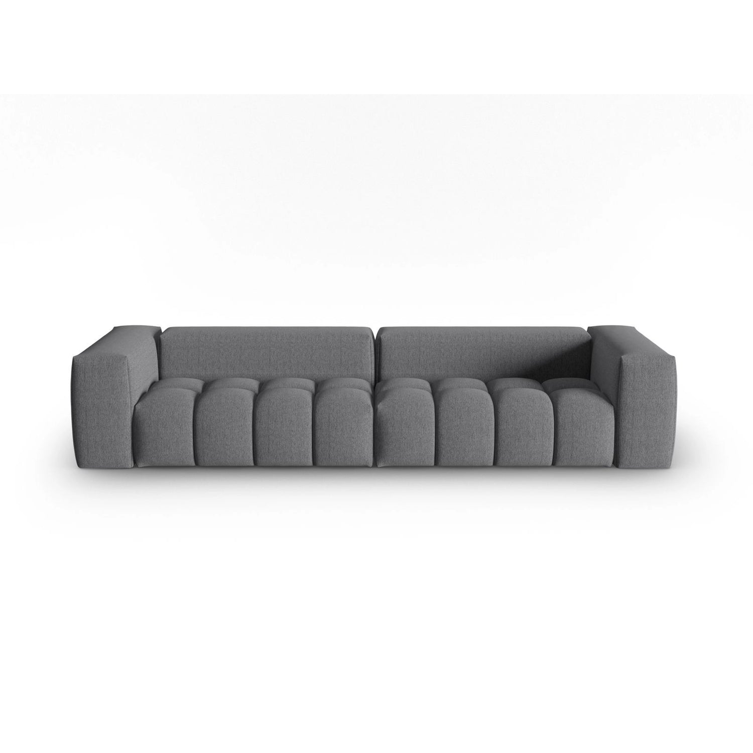Verona 5-Sitzer Sofa aus Strukturierter Stoff in Grau (Sorella 89), 290x85 cm von Cosmopolitan Design – Bild 1