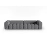 Verona 5-Sitzer Sofa aus Strukturierter Stoff in Grau (Sorella 89), 290x85 cm von Cosmopolitan Design – Bild 1