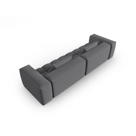 Verona 5-Sitzer Sofa aus Strukturierter Stoff in Grau (Sorella 89), 290x85 cm von Cosmopolitan Design – Bild 4