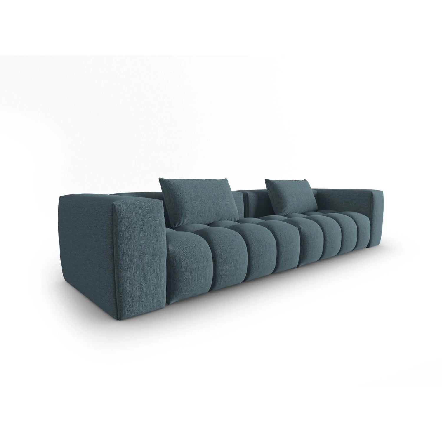 Verona 5-Sitzer Sofa aus Strukturierter Stoff in Hellblau (Sorella 76), 290x85 cm von Cosmopolitan Design – Bild 3