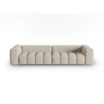 Verona 5-Sitzer Sofa aus Strukturierter Stoff in Sand (Sorella 05), 290x85 cm von Cosmopolitan Design – Bild 1
