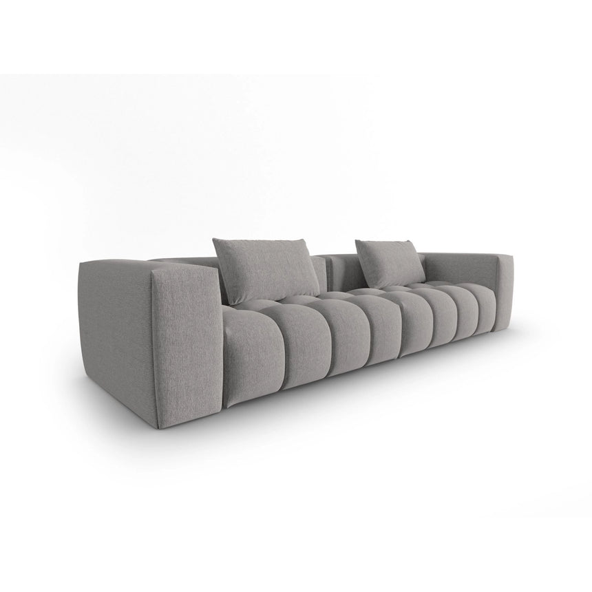 Verona 5-Sitzer Sofa aus Strukturierter Stoff in Warmes Grau (Sorella 84), 290x85 cm von Cosmopolitan Design – Bild 3