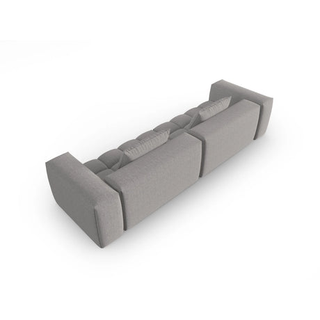 Verona 5-Sitzer Sofa aus Strukturierter Stoff in Warmes Grau (Sorella 84), 290x85 cm von Cosmopolitan Design – Bild 4