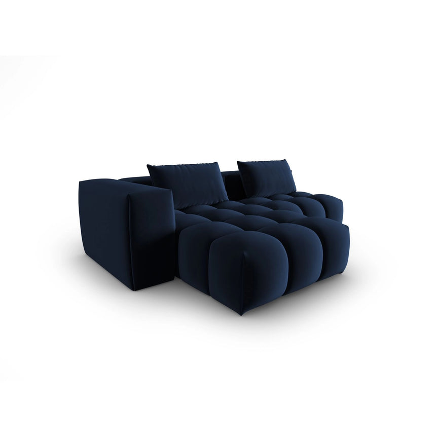 Verona Modulares 3-Sitzer Ecksofa, Linke Seite, aus Samt in Königsblau (Casino Deep Blue), 205x145 cm von Cosmopolitan Design – Bild 4