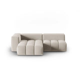 Verona Modulares 3-Sitzer Ecksofa, Linke Seite, aus Samt oder Strukturstoff, 205x145 cm von Cosmopolitan Design – Bild 1