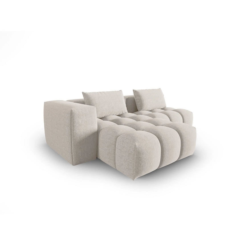 Verona Modulares 3-Sitzer Ecksofa, Linke Seite, aus Strukturierter Stoff in Beige (Sorella 03), 205x145 cm von Cosmopolitan Design – Bild 4