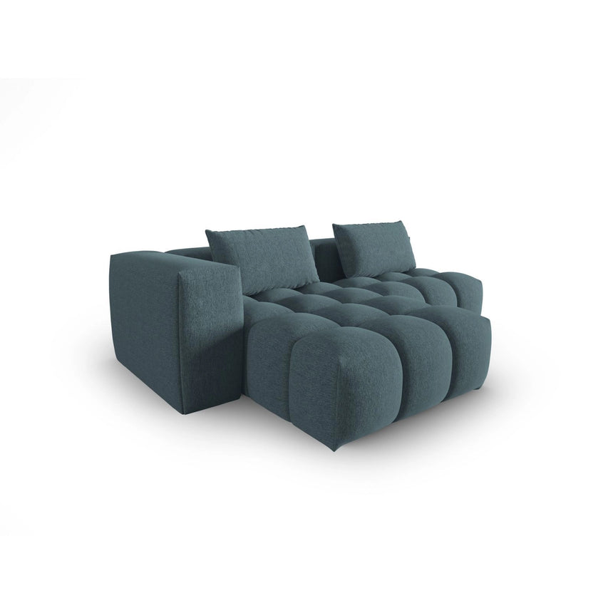 Verona Modulares 3-Sitzer Ecksofa, Linke Seite, aus Strukturierter Stoff in Hellblau (Sorella 76), 205x145 cm von Cosmopolitan Design – Bild 4