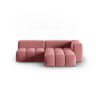 Verona Modulares 3-Sitzer Ecksofa, Rechte Seite, aus Samt in Flamingo (Casino Salmon), 205x145 cm von Cosmopolitan Design – Bild 1
