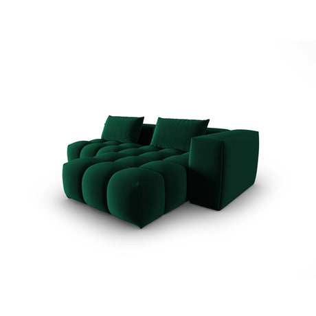 Verona Modulares 3-Sitzer Ecksofa, Rechte Seite, aus Samt in Flaschengrün (Casino Deep Green), 205x145 cm von Cosmopolitan Design – Bild 4