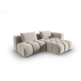 Verona Modulares 3-Sitzer Ecksofa, Rechte Seite, aus Samt oder Strukturstoff, 205x145 cm von Cosmopolitan Design – Bild 3