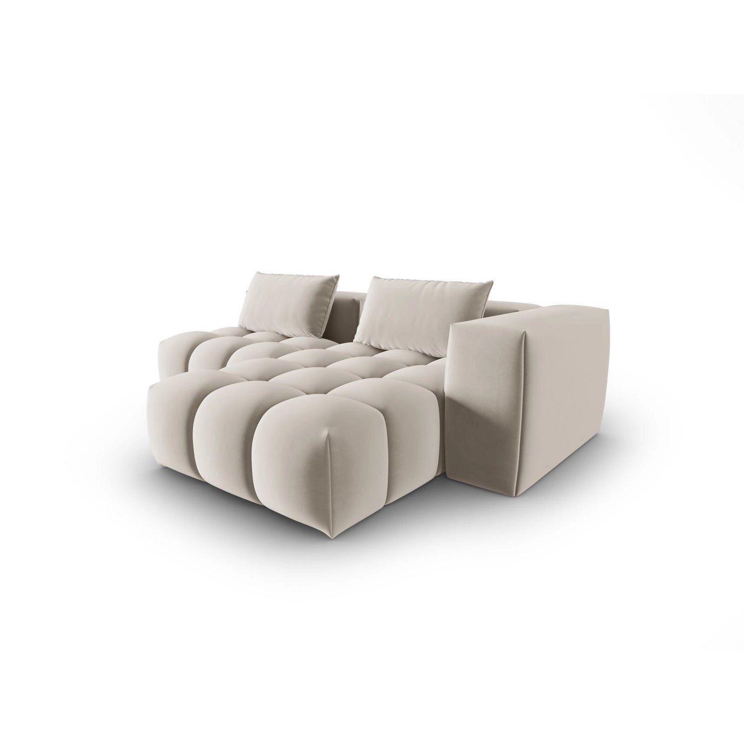 Verona Modulares 3-Sitzer Ecksofa, Rechte Seite, aus Samt oder Strukturstoff, 205x145 cm von Cosmopolitan Design – Bild 4