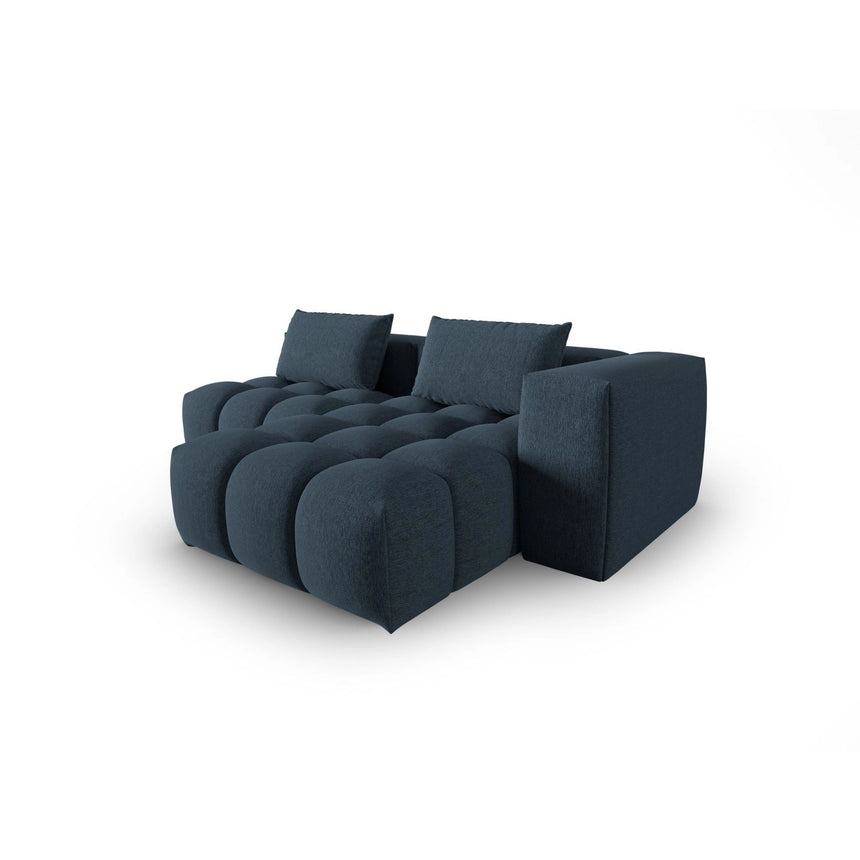 Verona Modulares 3-Sitzer Ecksofa, Rechte Seite, aus Strukturierter Stoff in Dunkelblau (Sorella 77), 205x145 cm von Cosmopolitan Design – Bild 4