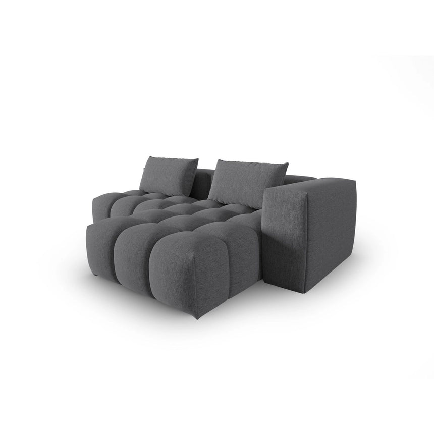 Verona Modulares 3-Sitzer Ecksofa, Rechte Seite, aus Strukturierter Stoff in Grau (Sorella 89), 205x145 cm von Cosmopolitan Design – Bild 4