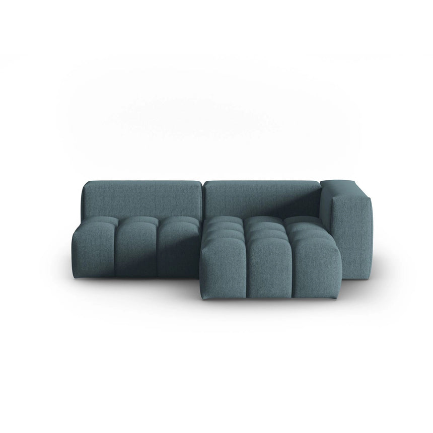 Verona Modulares 3-Sitzer Ecksofa, Rechte Seite, aus Strukturierter Stoff in Hellblau (Sorella 76), 205x145 cm von Cosmopolitan Design – Bild 1