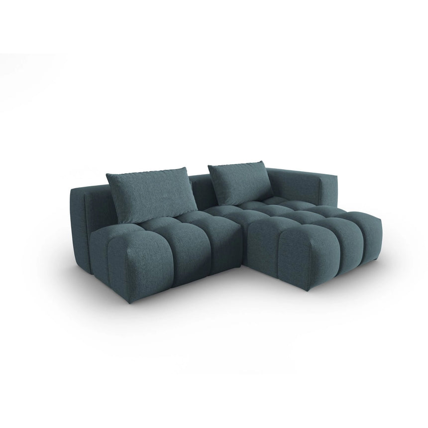 Verona Modulares 3-Sitzer Ecksofa, Rechte Seite, aus Strukturierter Stoff in Hellblau (Sorella 76), 205x145 cm von Cosmopolitan Design – Bild 3