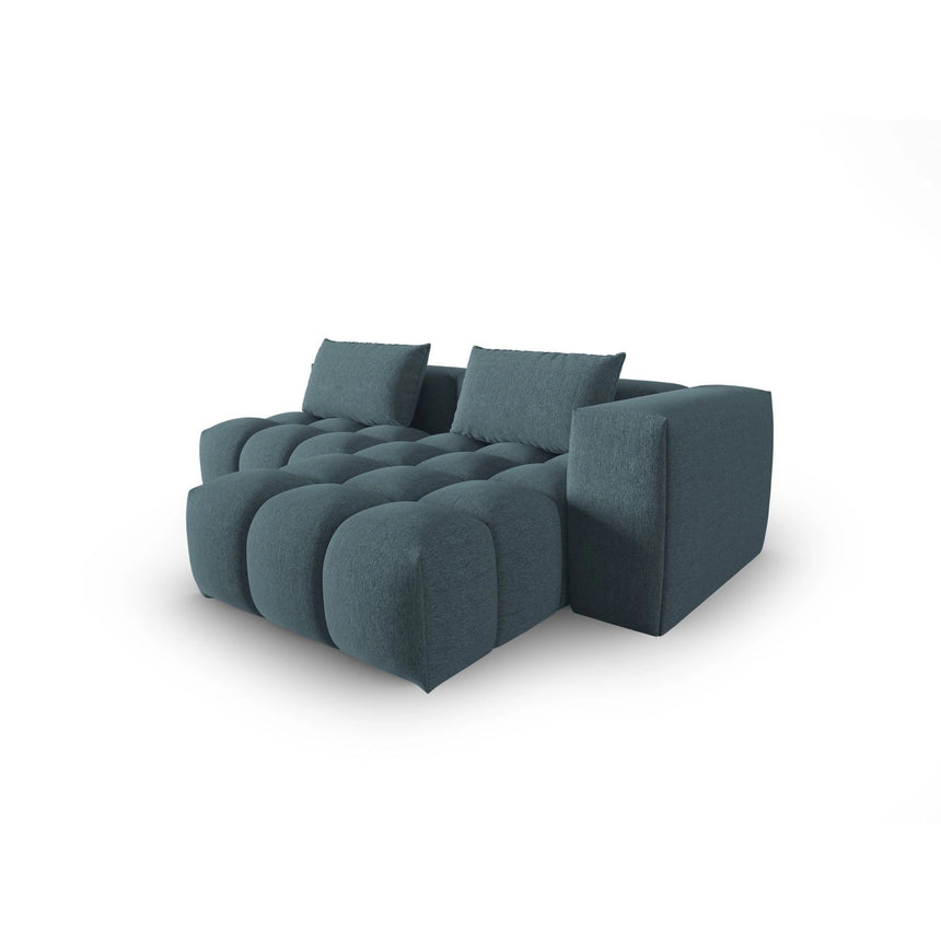 Verona Modulares 3-Sitzer Ecksofa, Rechte Seite, aus Strukturierter Stoff in Hellblau (Sorella 76), 205x145 cm von Cosmopolitan Design – Bild 4