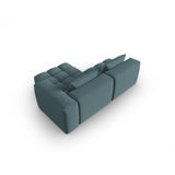 Verona Modulares 3-Sitzer Ecksofa, Rechte Seite, aus Strukturierter Stoff in Hellblau (Sorella 76), 205x145 cm von Cosmopolitan Design – Bild 5