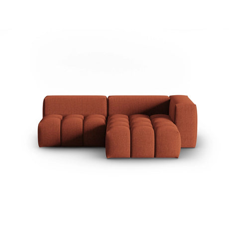 Verona Modulares 3-Sitzer Ecksofa, Rechte Seite, aus Strukturierter Stoff in Koralle (Sorella 58), 205x145 cm von Cosmopolitan Design – Bild 1