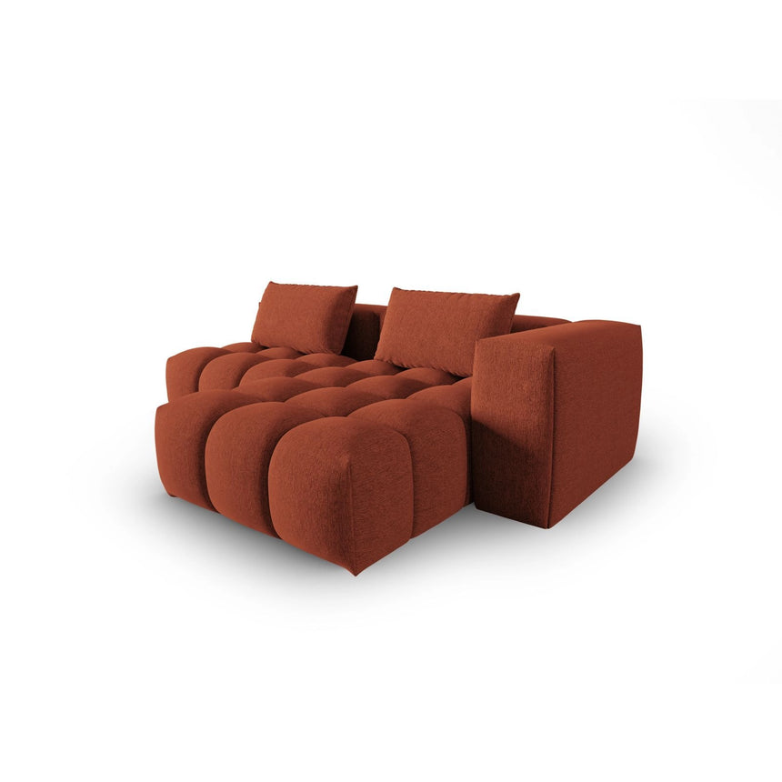 Verona Modulares 3-Sitzer Ecksofa, Rechte Seite, aus Strukturierter Stoff in Koralle (Sorella 58), 205x145 cm von Cosmopolitan Design – Bild 4