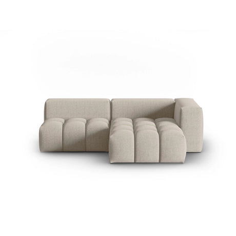 Verona Modulares 3-Sitzer Ecksofa, Rechte Seite, aus Strukturierter Stoff in Sand (Sorella 05), 205x145 cm von Cosmopolitan Design – Bild 1