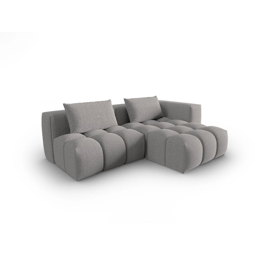 Verona Modulares 3-Sitzer Ecksofa, Rechte Seite, aus Strukturierter Stoff in Warmes Grau (Sorella 84), 205x145 cm von Cosmopolitan Design – Bild 3