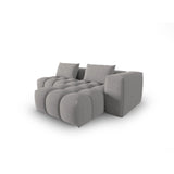Verona Modulares 3-Sitzer Ecksofa, Rechte Seite, aus Strukturierter Stoff in Warmes Grau (Sorella 84), 205x145 cm von Cosmopolitan Design – Bild 4
