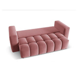 Verona Modulares 3-Sitzer Sofa aus Samt in Flamingo (Casino Salmon), 252x98 cm von Cosmopolitan Design – Bild 5