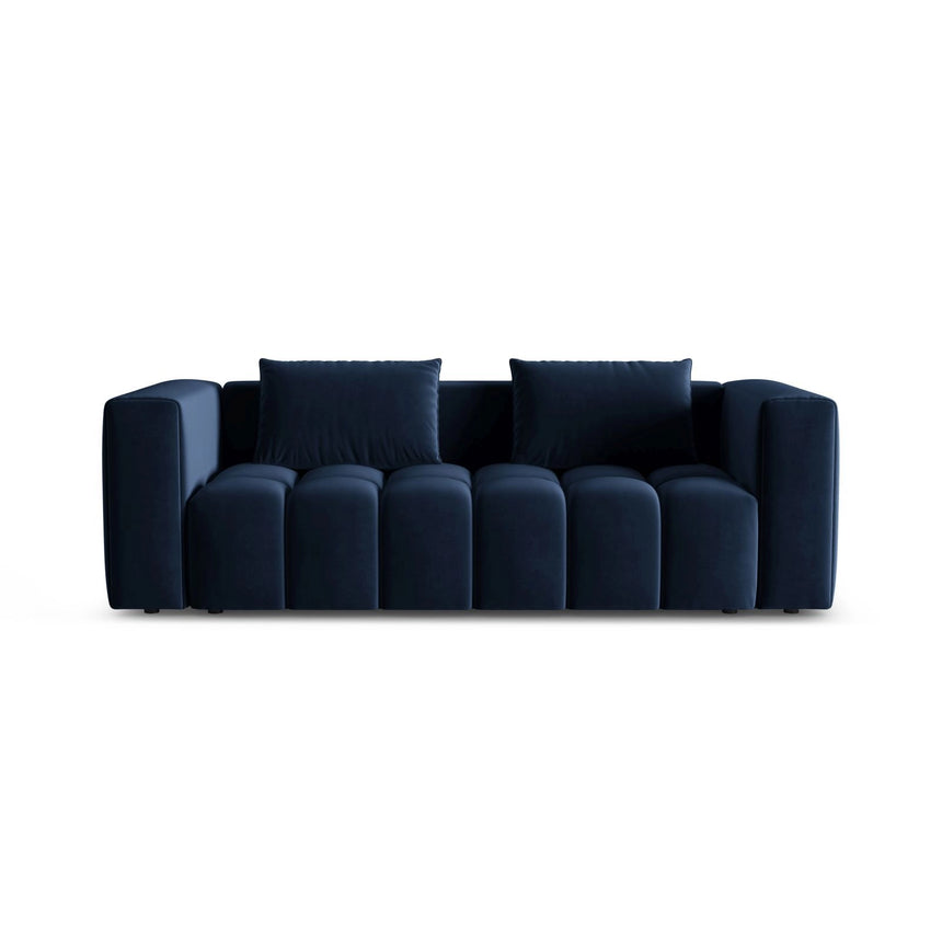Verona Modulares 3-Sitzer Sofa aus Samt in Königsblau (Casino Deep Blue), 252x98 cm von Cosmopolitan Design – Bild 1