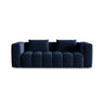 Verona Modulares 3-Sitzer Sofa aus Samt in Königsblau (Casino Deep Blue), 252x98 cm von Cosmopolitan Design – Bild 1
