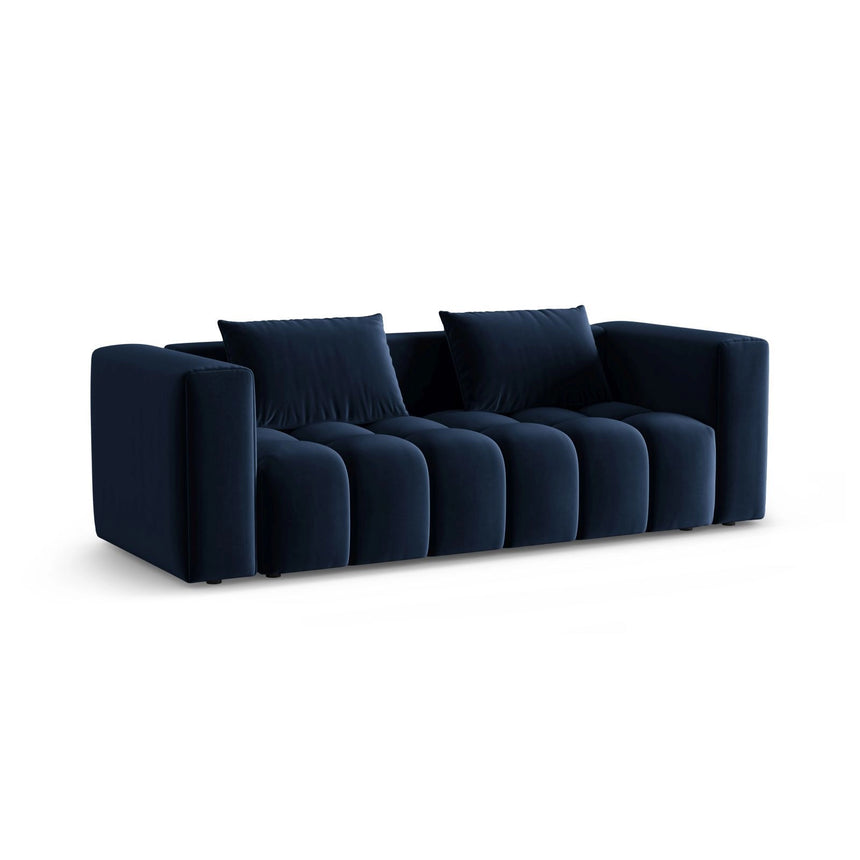 Verona Modulares 3-Sitzer Sofa aus Samt in Königsblau (Casino Deep Blue), 252x98 cm von Cosmopolitan Design – Bild 3