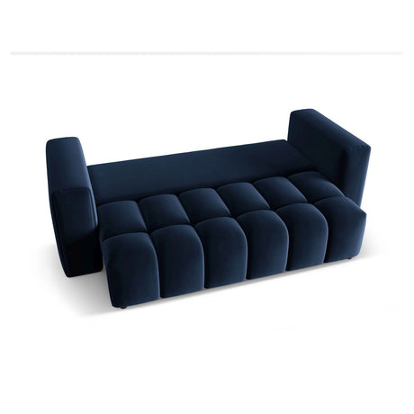 Verona Modulares 3-Sitzer Sofa aus Samt in Königsblau (Casino Deep Blue), 252x98 cm von Cosmopolitan Design – Bild 5