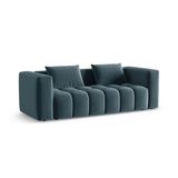 Verona Modulares 3-Sitzer Sofa aus Samt in Pastellblau (Casino Dark Blue), 252x98 cm von Cosmopolitan Design – Bild 3