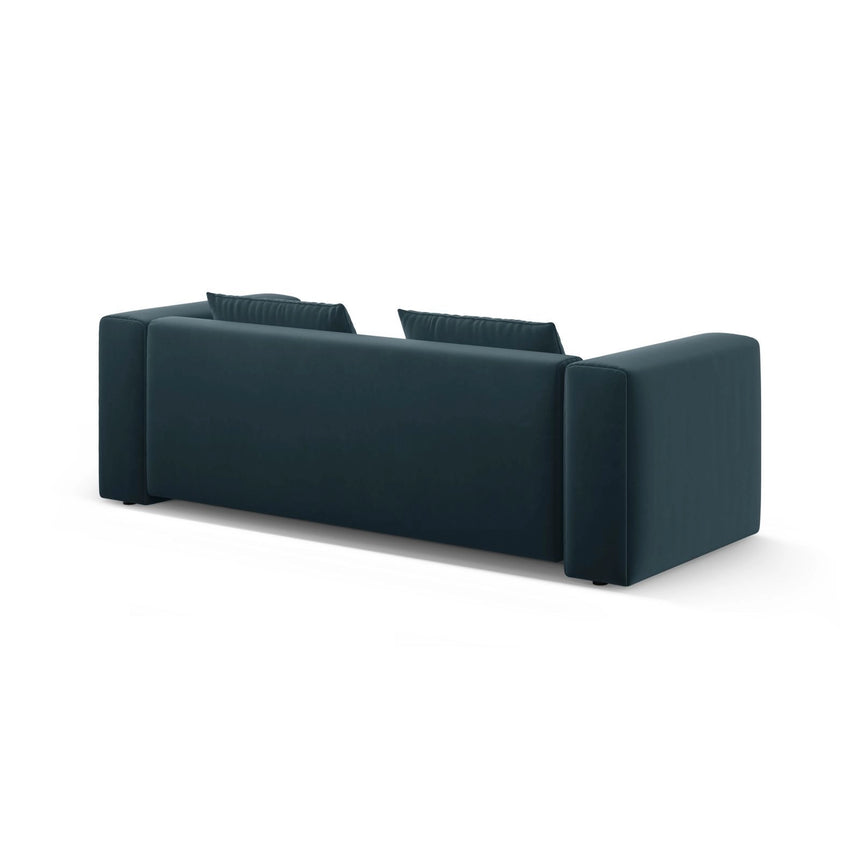 Verona Modulares 3-Sitzer Sofa aus Samt in Pastellblau (Casino Dark Blue), 252x98 cm von Cosmopolitan Design – Bild 7