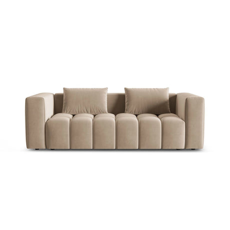 Verona Modulares 3-Sitzer Sofa aus Samt in Sand (Casino Lion), 252x98 cm von Cosmopolitan Design – Bild 1