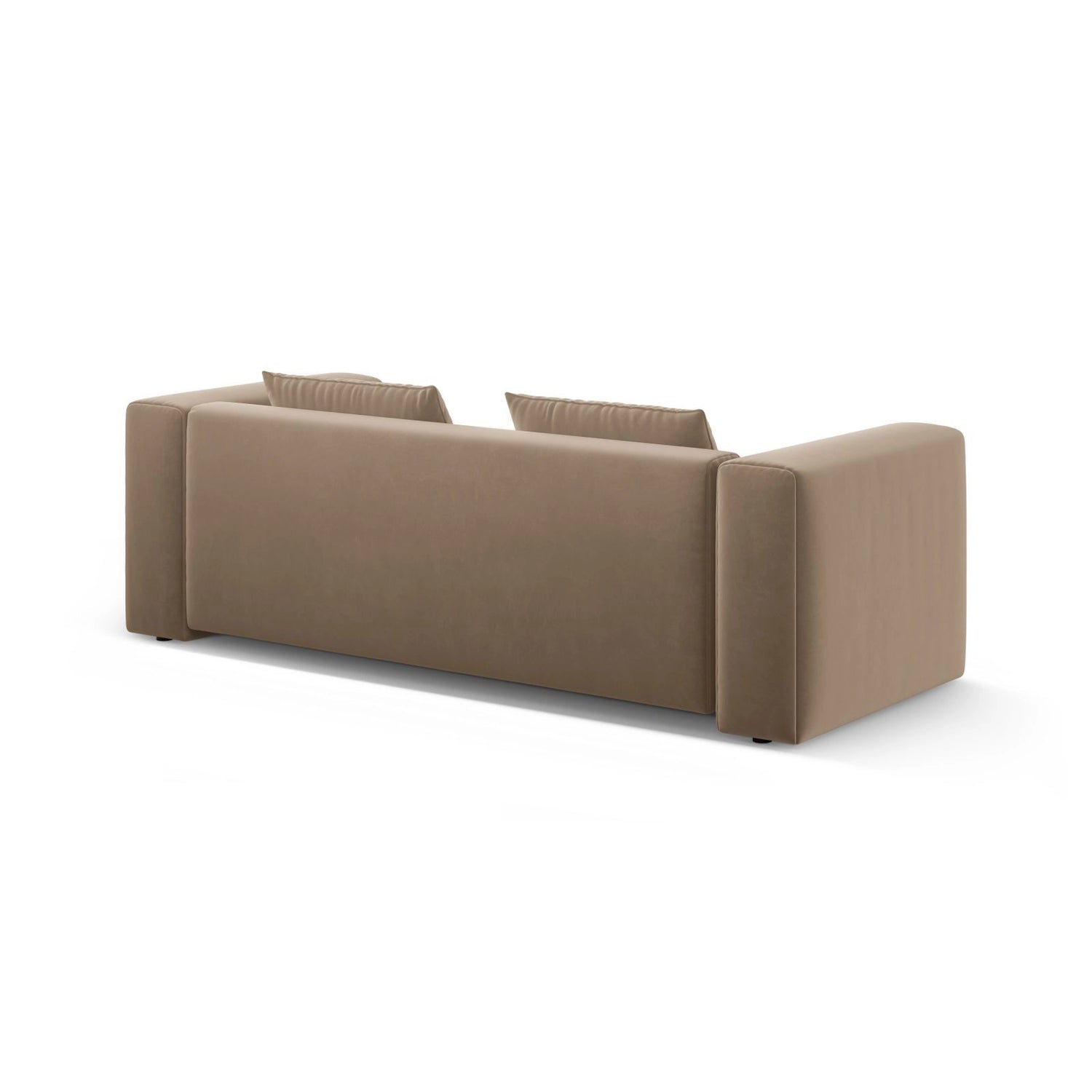 Verona Modulares 3-Sitzer Sofa aus Samt in Sand (Casino Lion), 252x98 cm von Cosmopolitan Design – Bild 7