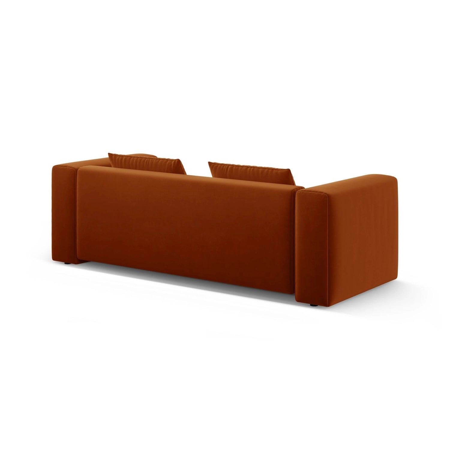 Verona Modulares 3-Sitzer Sofa aus Samt in Terrakotta (Casino Terracota), 252x98 cm von Cosmopolitan Design – Bild 7