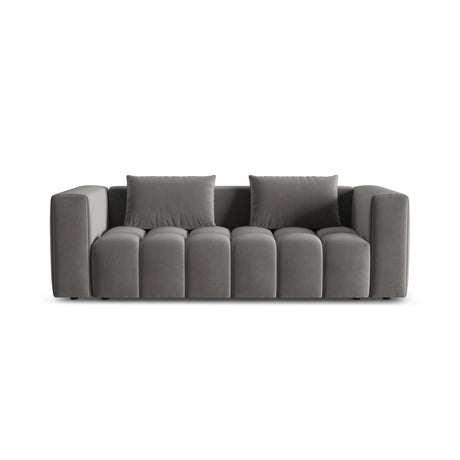 Verona Modulares 3-Sitzer Sofa aus Samt in Warmes Grau (Casino Anthracite), 252x98 cm von Cosmopolitan Design – Bild 1